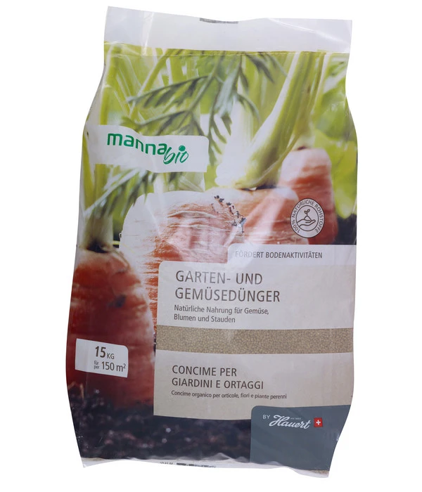 Manna Bio Garten- Und Gemüsedünger, 15 Kg 1 Manna Bio Garten- Und Gemüsedünger, 15 Kg