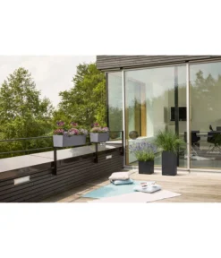 LECHUZA® Kunststoff-Kasten Balconera Stone -Pflanzen Promotion Geschäft 2182640 2182699 4318606 WE MO 001 LechuzaCantoStoneBlumentopfBlumenkuebelPflanztopf