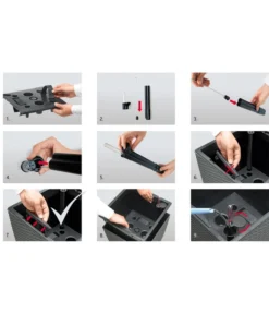 Dehner Kunststoff-Flechttopf Dallas, Quadratisch -Pflanzen Promotion Geschäft 2460004 2460020 WE DE 001 EmsaKunststofftopf36x36cm