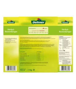 Dehner Herbst-Rasendünger -Pflanzen Promotion Geschäft 2528412 WE DE 001 DehnerHerbstrasenduenger5kgDuengerDuengemittelRasenduenger