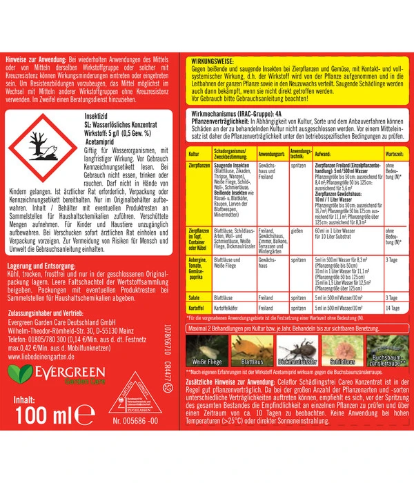 Substral® Celaflor® Schädlingsfrei Careo® Konzentrat Für Zierpflanzen 4 Substral® Celaflor® Schädlingsfrei Careo® Konzentrat Für Zierpflanzen – Bild 4