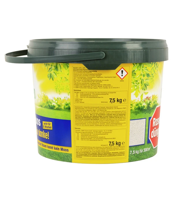 COMPO Rasendünger Moos - Nein Danke! 7,5 Kg 3 COMPO Rasendünger Moos - Nein Danke! 7,5 Kg – Bild 3