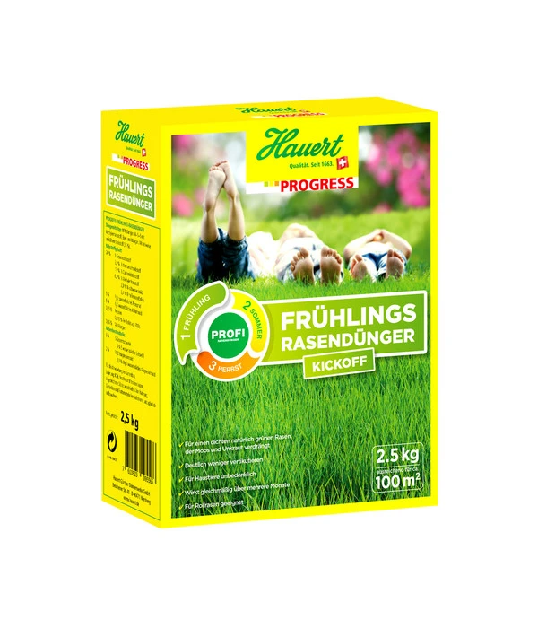 Hauert Progress 3x 2,5 Kg Rasendünger-Set Frühling, Sommer, Herbst 2 Hauert Progress 3x 2,5 Kg Rasendünger-Set Frühling, Sommer, Herbst – Bild 2