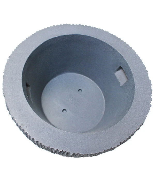 Roto Kunststoff-Blumentopf Samba, Konisch, Ø 62 Cm, Grau 2 Roto Kunststoff-Blumentopf Samba, Konisch, Ø 62 Cm, Grau – Bild 2