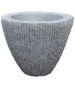 Roto Kunststoff-Blumentopf Samba, Konisch, Ø 62 Cm, Grau