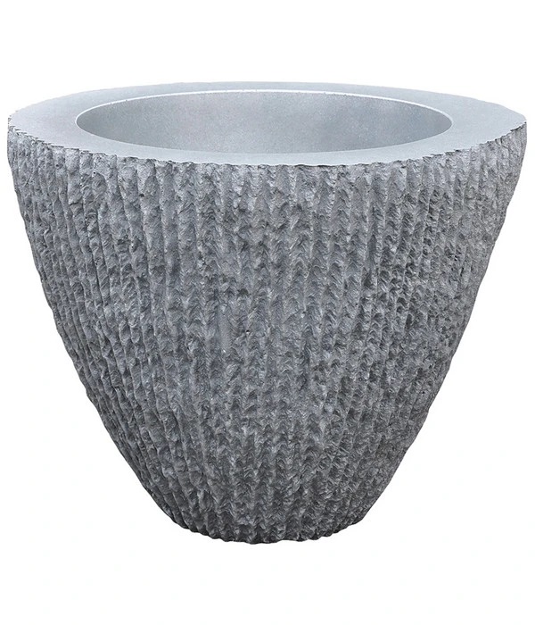 Roto Kunststoff-Blumentopf Samba, Konisch, Ø 62 Cm, Grau 1 Roto Kunststoff-Blumentopf Samba, Konisch, Ø 62 Cm, Grau