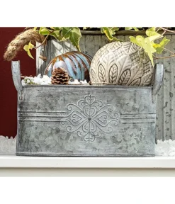 Dehner Zinkschale Mit Henkel