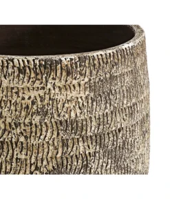 Dehner Keramik-Übertopf Stef, Rund, Braun -Pflanzen Promotion Geschäft 4083309 PR DE 001 4083325 TT1StefTopfBraunDehnerExpressHerzig