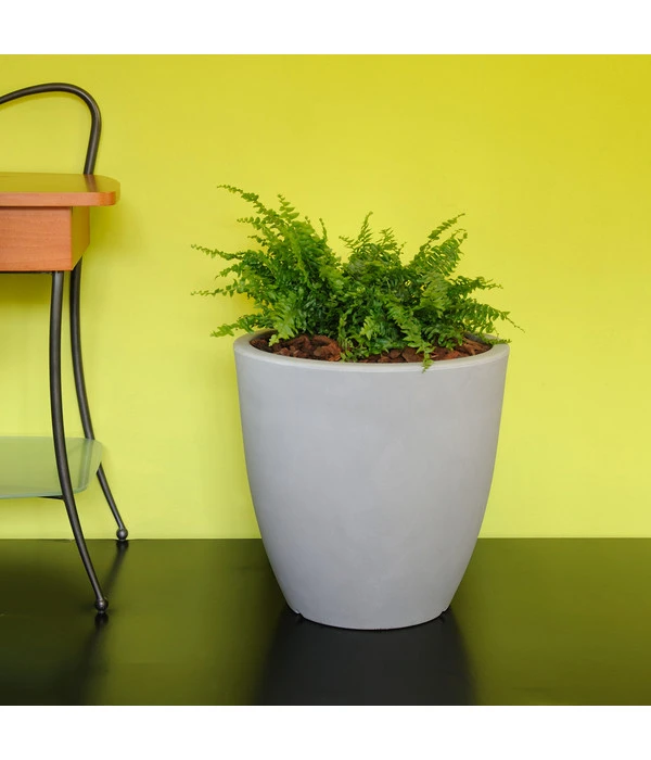 Farmet Kunststoff-Topf-Set Orione Alto, Rund, Grau, 2-teilig 2 Farmet Kunststoff-Topf-Set Orione Alto, Rund, Grau, 2-teilig – Bild 2