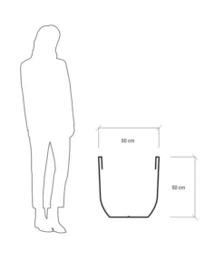 Farmet Kunststoff-Topf-Set Orione Alto, Rund, Grau, 2-teilig 11 Farmet Kunststoff-Topf-Set Orione Alto, Rund, Grau, 2-teilig -Pflanzen Promotion Geschäft 4109179 WE DE 004 ORIONEALTOHoherRunderPflanzkuebelDurchmesser50cm50cmhochSTEINBEIGE