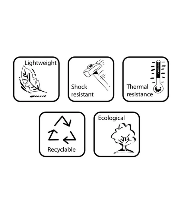 Farmet Kunststoff-Topf-Set Orione Alto, Rund, Grau, 2-teilig 4 Farmet Kunststoff-Topf-Set Orione Alto, Rund, Grau, 2-teilig – Bild 4