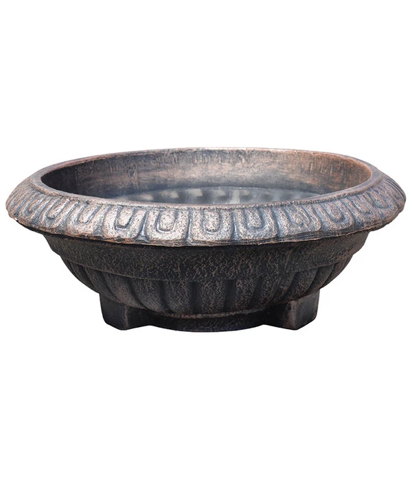 Roto Kunststoff-Pflanzschale Ballett, Rund, Bronze, Ca. Ø50/H18,5 Cm 1 Roto Kunststoff-Pflanzschale Ballett, Rund, Bronze, Ca. Ø50/H18,5 Cm