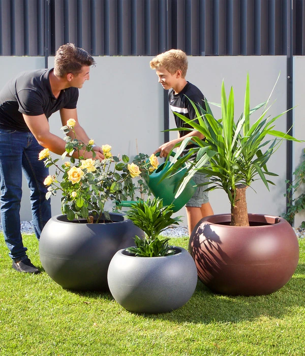 Roto Kunststoff-Pflanztopf Swing, Bauchig 2 Roto Kunststoff-Pflanztopf Swing, Bauchig – Bild 2