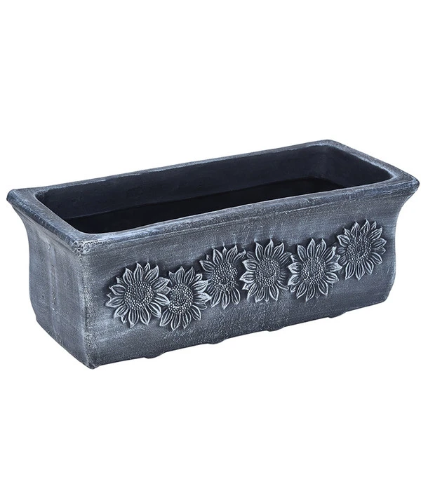 Roto Kunststoff-Pflanzkasten Planika, Rechteckig, Dunkelgrau, Ca. B49,5/H18,5/T20,5 Cm 1 Roto Kunststoff-Pflanzkasten Planika, Rechteckig, Dunkelgrau, Ca. B49,5/H18,5/T20,5 Cm