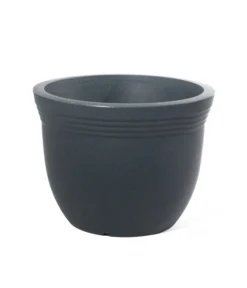 Farmet Kunststoff-Pflanzkübel Eos, Ca. ø 40/H29 Cm, Dunkelanthrazit
