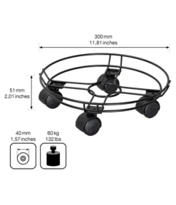 Wagner Pflanzenroller Draht, Ø 30 Cm, Schwarz 9 Wagner Pflanzenroller Draht, Ø 30 Cm, Schwarz -Pflanzen Promotion Geschäft 4272662 WE BG 003 MULTIROLLERDRAHT