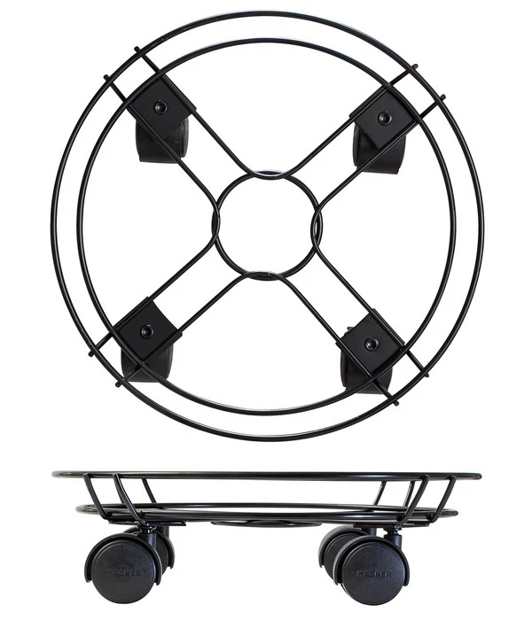 Wagner Pflanzenroller Draht, Ø 30 Cm, Schwarz 5 Wagner Pflanzenroller Draht, Ø 30 Cm, Schwarz – Bild 5