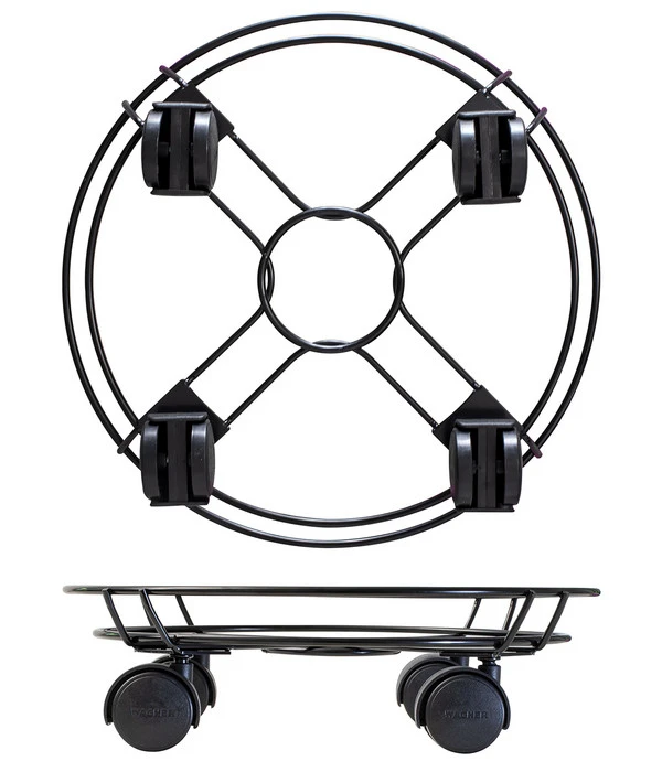 Wagner Pflanzenroller Draht, Ø 30 Cm, Schwarz 6 Wagner Pflanzenroller Draht, Ø 30 Cm, Schwarz – Bild 6