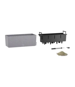 LECHUZA® Kunststoff-Kasten Balconera Stone -Pflanzen Promotion Geschäft 4318606 WE DE 001 LechuzaKunststoffBalkonkastenBalconeraStonePflanzkastenBlumenkasten