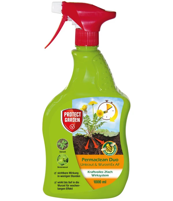 PROTECT GARDEN Permaclean Duo Unkraut & Wurzel-Ex AF, 1 L 1 PROTECT GARDEN Permaclean Duo Unkraut & Wurzel-Ex AF, 1 L