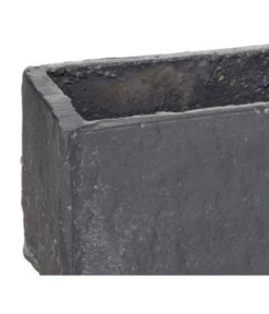 Dehner Zement-Jardiniere Slate, Rechteckig, Grau -Pflanzen Promotion Geschäft 5056221 PR DE 011 ArdezzaSandZementPflanzgefaessBlumenkastenGrauJardiniereSlate18Cm