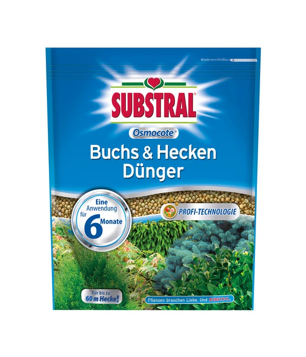 Substral® Osmocote® Buchs & Hecken Dünger, 1,5 Kg 1 Substral® Osmocote® Buchs & Hecken Dünger, 1,5 Kg