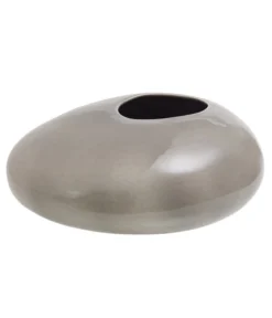 Dehner Keramik-Übertopf Stone, Oval, B36/H13/T37 Cm