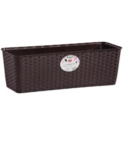 Stefanplast Kunststoff-Kasten Minneapolis, Rechteckig, Dunkelbraun