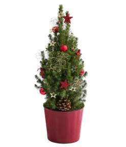 Geschmückter Weihnachtsbaum Antik