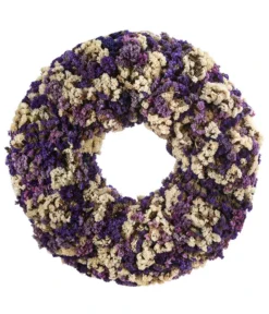 Dehner Kranz Statice, Lila/weiß, Ca. Ø40 Cm