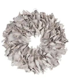Dehner Kranz Palm Petal Whitewash, Ca. Ø40 Cm