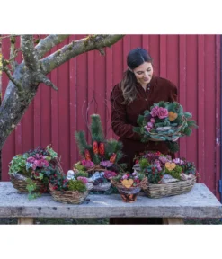 Grabgesteck In Liebe, Herzförmig, Ca. B55/H40/T45 Cm -Pflanzen Promotion Geschäft 6462857 WE MO 002 SerieInLiebePremiumAllerheiligen202301 1