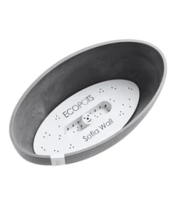 Ecopots Kunststoff-Schale Sofia Mit Wassersystem, Oval, Grau, Ca. B43/H17,5/T25 Cm -Pflanzen Promotion Geschäft 6614713 WE DE 001 EcopotsKunststoffSchaleSofiabreitovalgrau