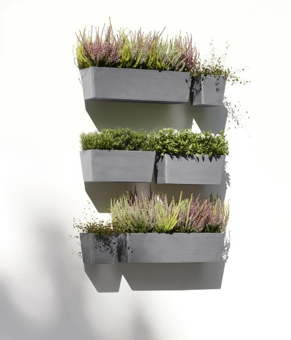 Ecopots Kunststoff-Kasten Manhattan Mit Wassersystem, Grau 6 Ecopots Kunststoff-Kasten Manhattan Mit Wassersystem, Grau – Bild 6