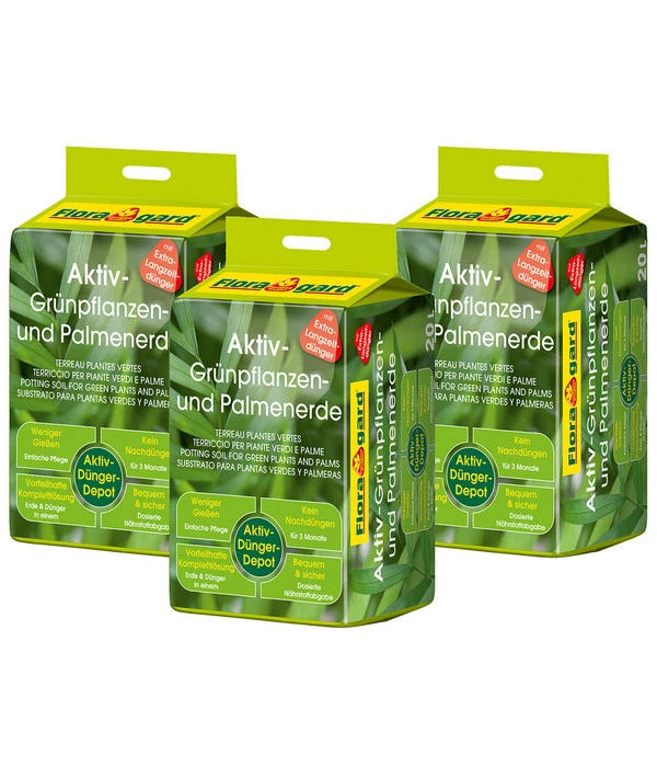 Floragard Aktiv Grünpflanzen- Und Palmenerde 1 Floragard Aktiv Grünpflanzen- Und Palmenerde