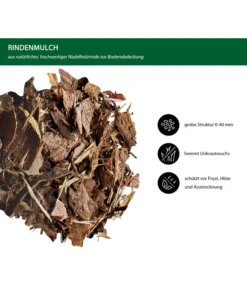 Dehner Rindenmulch Grob, 48 X 50 Liter -Pflanzen Promotion Geschäft 6632806 WE IG 001 DehnerRindenmulchgrob50l