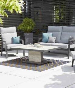 Siena Garden Kunststoff-Topf Lyon, Konisch, Ca. B40/H75/T40 Cm -Pflanzen Promotion Geschäft 6655377 WE MO 003 PflanzgefaessLyonAnthrazit