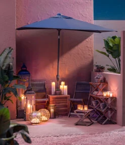 Dehner Blumentreppe Macao -Pflanzen Promotion Geschäft 6703243 WE MO 001 Outdoorbeleuchtung