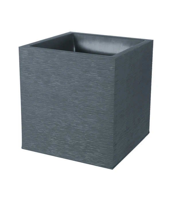EDA-plastiques Kunststoff-Topf Graphit, Gerillt 1 EDA-plastiques Kunststoff-Topf Graphit, Gerillt
