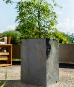 Climaqua Schiefer-Säule Pylo, Quadratisch -Pflanzen Promotion Geschäft 6877179 WE MO 002 ClimaquaSchieferSaeulePyloquadratisch