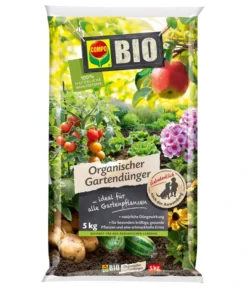 COMPO BIO Organischer Gartendünger, 5 Kg