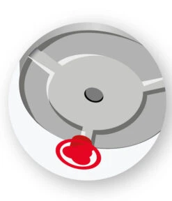 Scheurich Kunststoff-Topf Barceo, Rund -Pflanzen Promotion Geschäft WE DE 011 ScheurichBodenlochRota 2